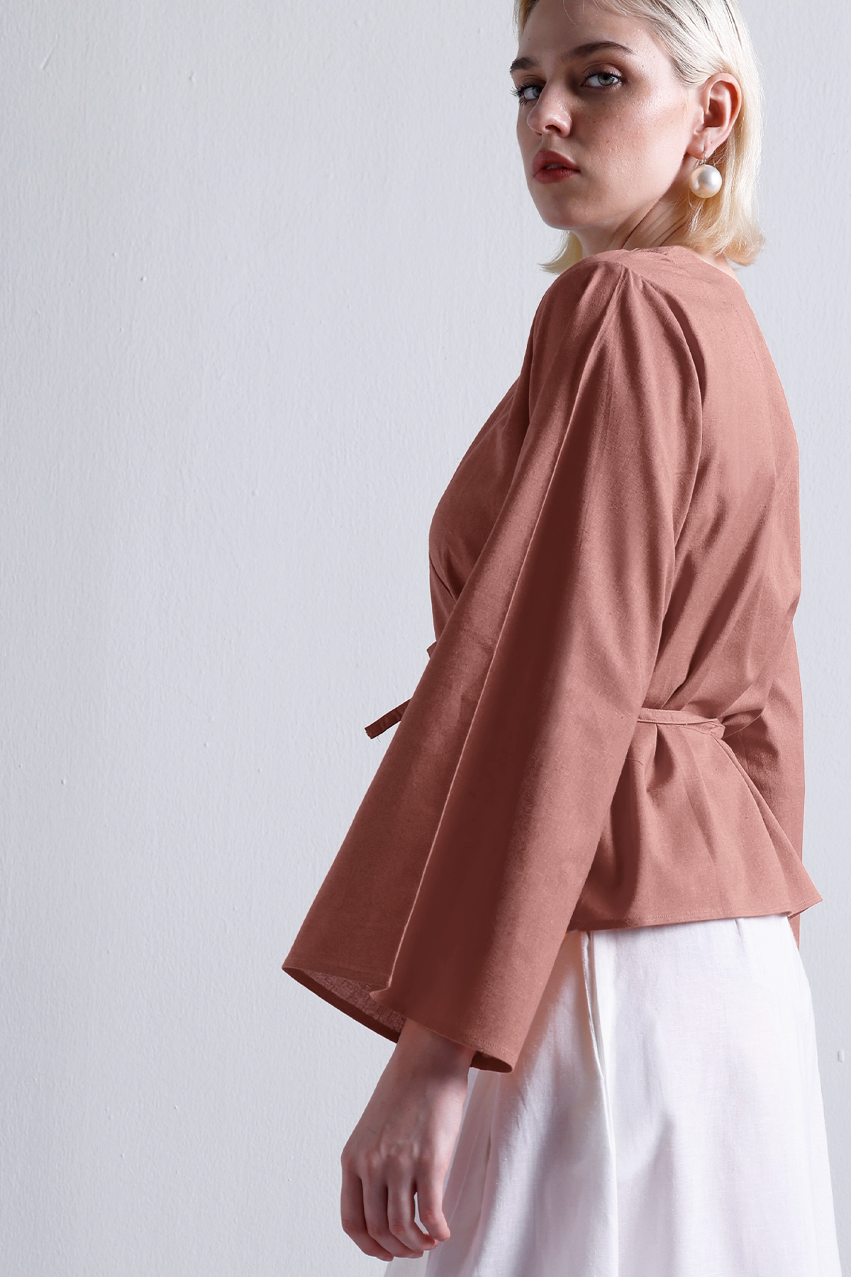 Elessandra Wrap Top : Sienna