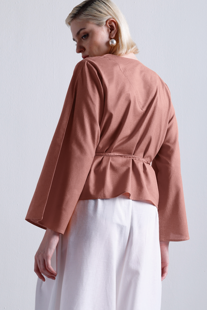 Elessandra Wrap Top : Sienna