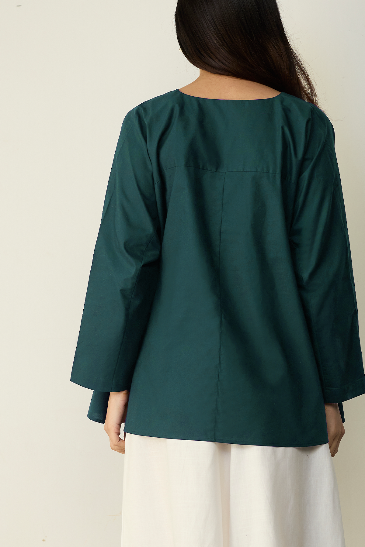 Raya Oversized Top : Emerald